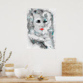 Carole Lombard Poster (Küche)