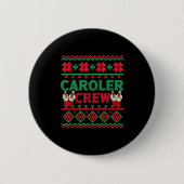 Caroler Crew Ugly Christmas Sweater Christmas Caro Button (Vorderseite)