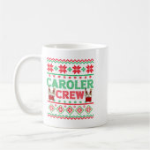 Caroler Crew Ugly Christmas Sweater Christmas Caro Kaffeetasse (Links)