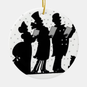 Carolers Keramikornament