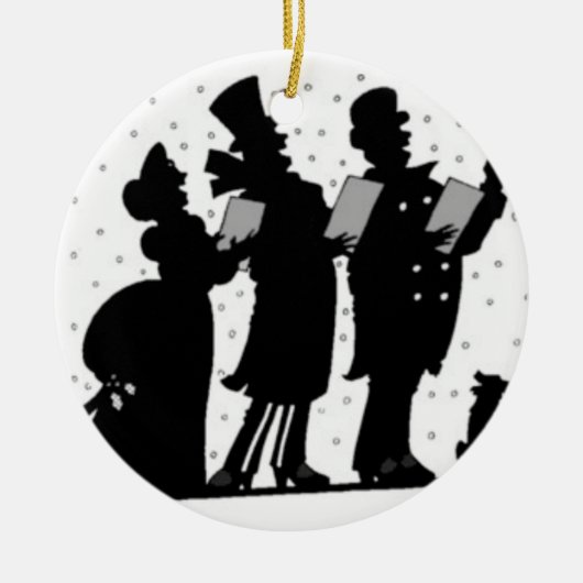 Carolers Keramikornament (Vorne)