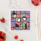 Carolers Serviette (Beispiel)