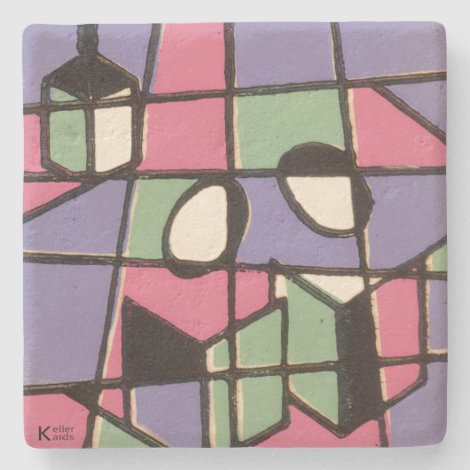 Carolers Steinuntersetzer (Vorderseite)