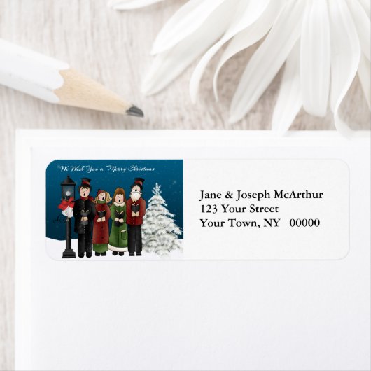 Carolers Winterszene (Insitu)