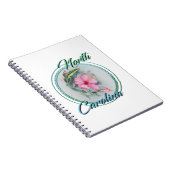 Carolina Anole & Hibiskus Notizblock (Rechte Seite)