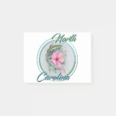 Carolina Anole & Hibiskus Post-it Klebezettel (Vorderseite)