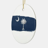 Carolina auf meinem Verstand Keramik Ornament (Links)