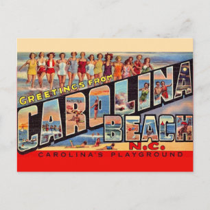 Carolina Beach Grußpostkarte Postkarte
