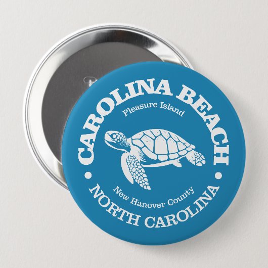 Carolina Beach (Meeresschildkröte) Button (Vorne & Hinten)