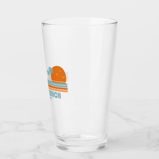 Carolina Beach North Carolina Sun Palm Trees Glas (Links)