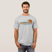 Carolina Beach North Carolina Sun Palm Trees T-Shirt (Vorne ganz)