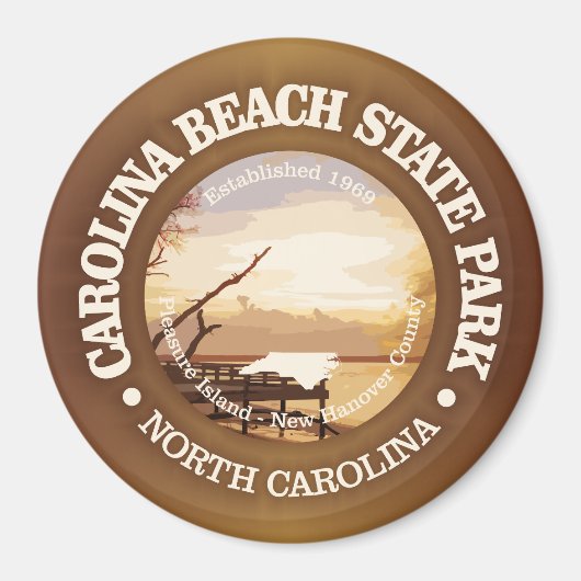 Carolina Beach SP Magnet (Vorne)