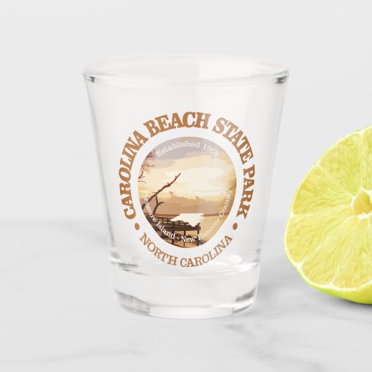 Carolina Beach SP Schnapsglas (Vorderseite)