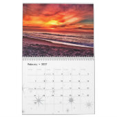 Carolina Beach Sunrise Calendar Kalender (Feb 2027)
