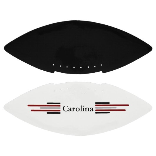 Carolina Black & Burgundy 2 Panel Design Football (Paneele)
