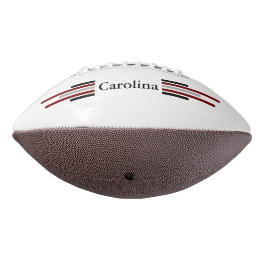 Carolina Black & Burgundy 2 Panel Design Football (Gedreht 270)