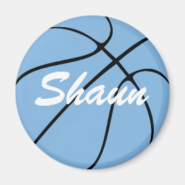 Carolina Blau / Light Blue Basketball Benutzerdefi Magnet