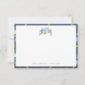 Carolina Bloom Wild Floral Custom Stationary Mitteilungskarte (Vorderseite)
