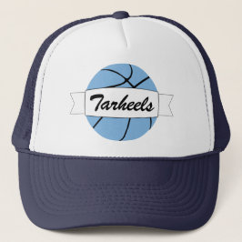 Carolina Blue Basketball Kundenname Sport Truckerkappe