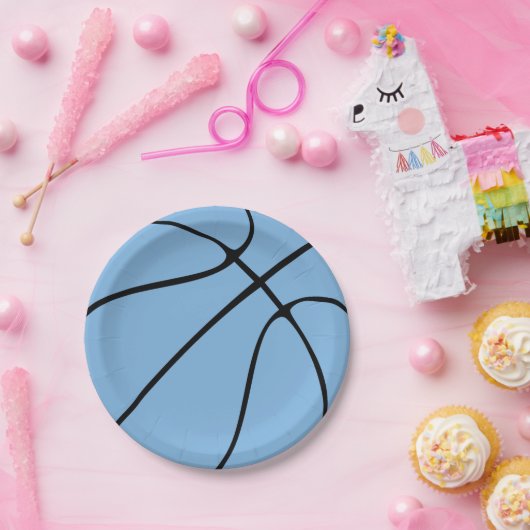 Carolina Blue Basketball Paper Teller (Party)