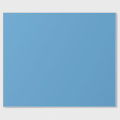Carolina Blue Solid Color | Classic | elegant Geschenkpapier (Flach)