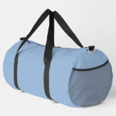 Carolina Blue Solid Color Duffle Bag (Rechte Ecke)