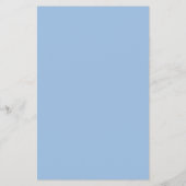 Carolina Blue Solid Color Flyer (Hinten)