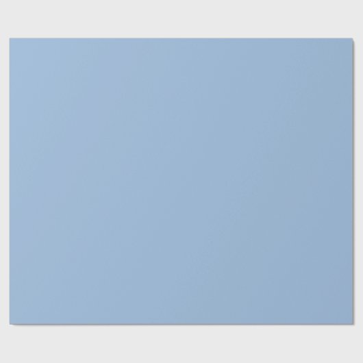 Carolina Blue Solid Color Geschenkpapier (Flach)