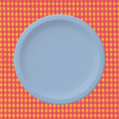 Carolina Blue Solid Color Pappteller