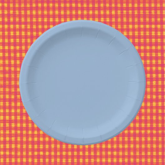 Carolina Blue Solid Color Pappteller