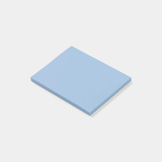Carolina Blue Solid Color Post-it Klebezettel (angewinkelt)