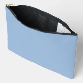 Carolina Blue Solid Color Zubehörtasche (Offen)