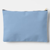 Carolina Blue Solid Color Zubehörtasche (Rückseite)