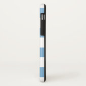 Carolina Blue Stripe Personalisiert Case-Mate iPhone Hülle (Hinten/Links)