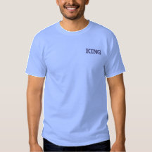 Carolina Blue.Style Männer bestickt Basic