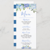 Carolina| Blumenmenü Menükarte (Vorne/Hinten)