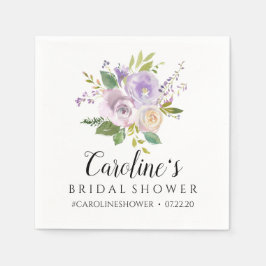 Carolina Brautparty Napkins - Aquarellblume Serviette