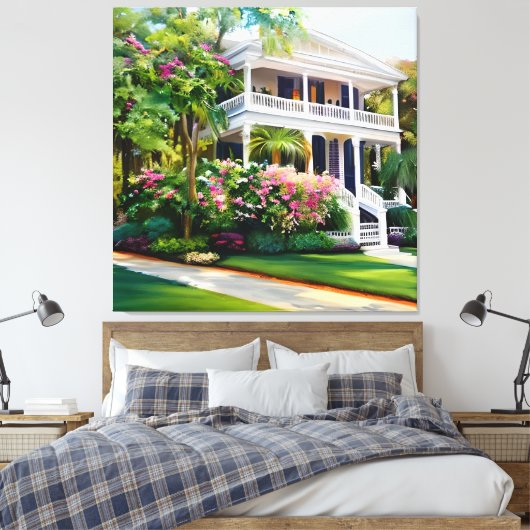 Carolina Charm Leinwanddruck (Insitu (Schlafzimmer))