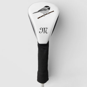 Carolina Chickadee Songbird Illustriert Golf Headcover