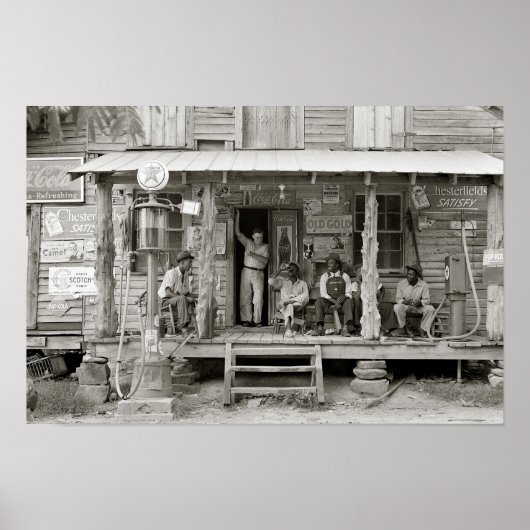 Carolina Country Store, 1939. Vintages Foto Poster (Vorne)