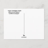 Carolina Diamondback Terrapin Postkarte (Rückseite)