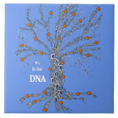 Carolina DNA Basketball Tree Fliese (Vorderseite)