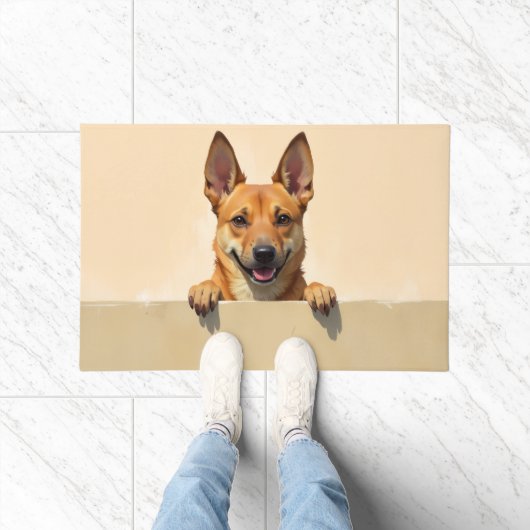 Carolina Dog Türmatte Kunst (Indoor)
