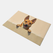 Carolina Dog Türmatte Kunst (Schrägansicht)
