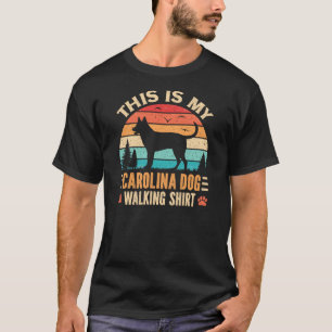Carolina Dog Walking Dad Amerikanischer Dingo Walk T-Shirt