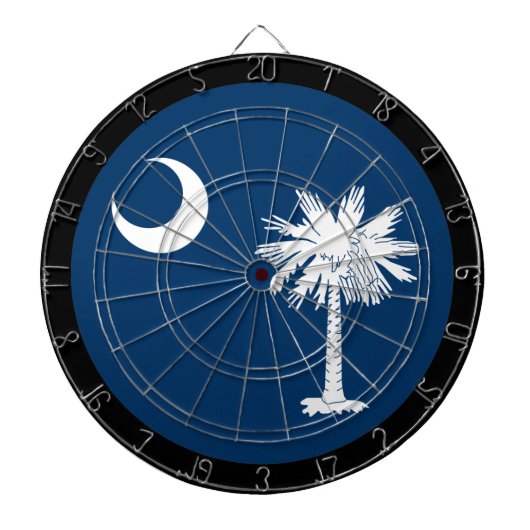 Carolina Flag Dartboard & South Carolina / Spiel Dartscheibe (vorne)