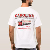 Carolina Frachtführer Vintager T - Shirt (Rückseite)
