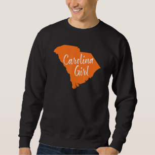 Carolina Girl - Orange South Carolina Design Sweatshirt