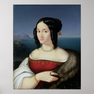 Carolina Grossi, the first Wife of the Artist Poster
