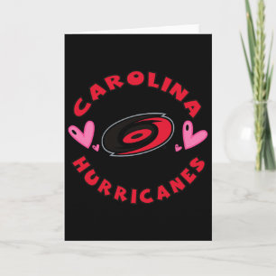 Carolina Hurricanes Valentine Hearts Nhl Offiziell Karte